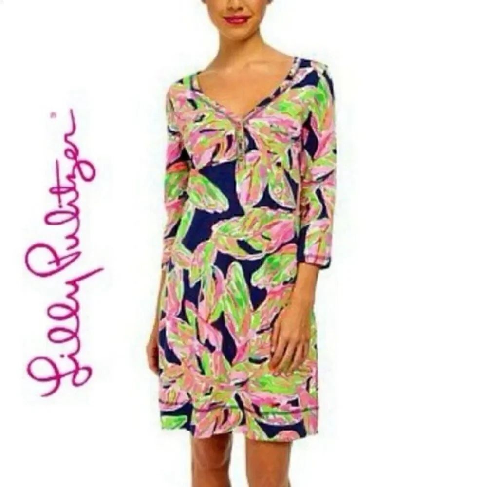 Lilly Pulitzer Palmetto Bright Navy In The Vias Dress